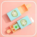Cute Popsicle Shaped Erasers - Kawaii Ice Cream Drawer Box Set