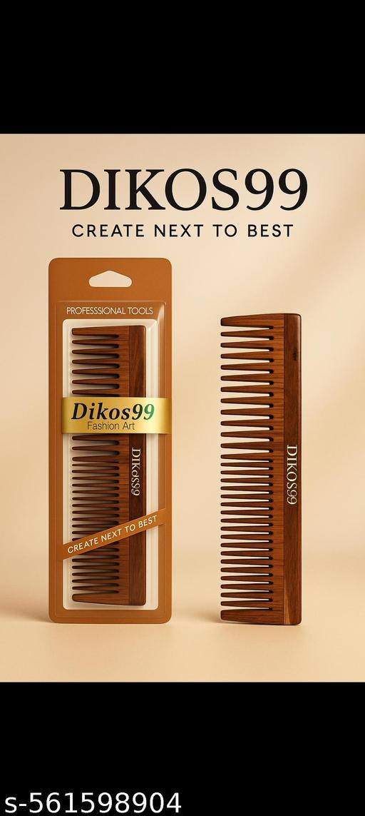 DIKOS99 Professional Hair Comb - Neem Wood Styling Comb