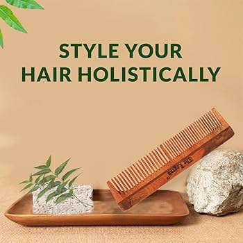 DIKOS99 Professional Hair Comb - Neem Wood Styling Comb