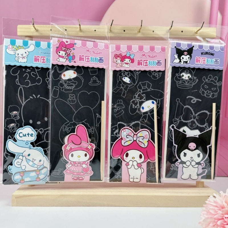 Sanrio Scratch Painting Cards - Random Character Design